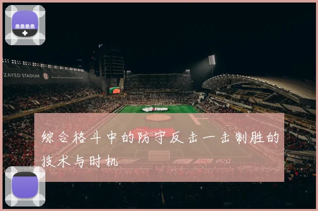 综合格斗中的防守反击一击制胜的技术与时机